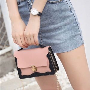 Pink small sized purse.